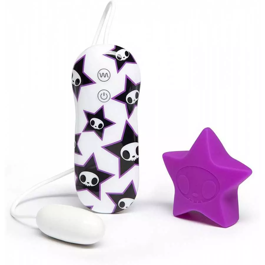 Lovehoney Tokidoki 10 Function Silicone Clitoral Vibrator, Star Petal Purple