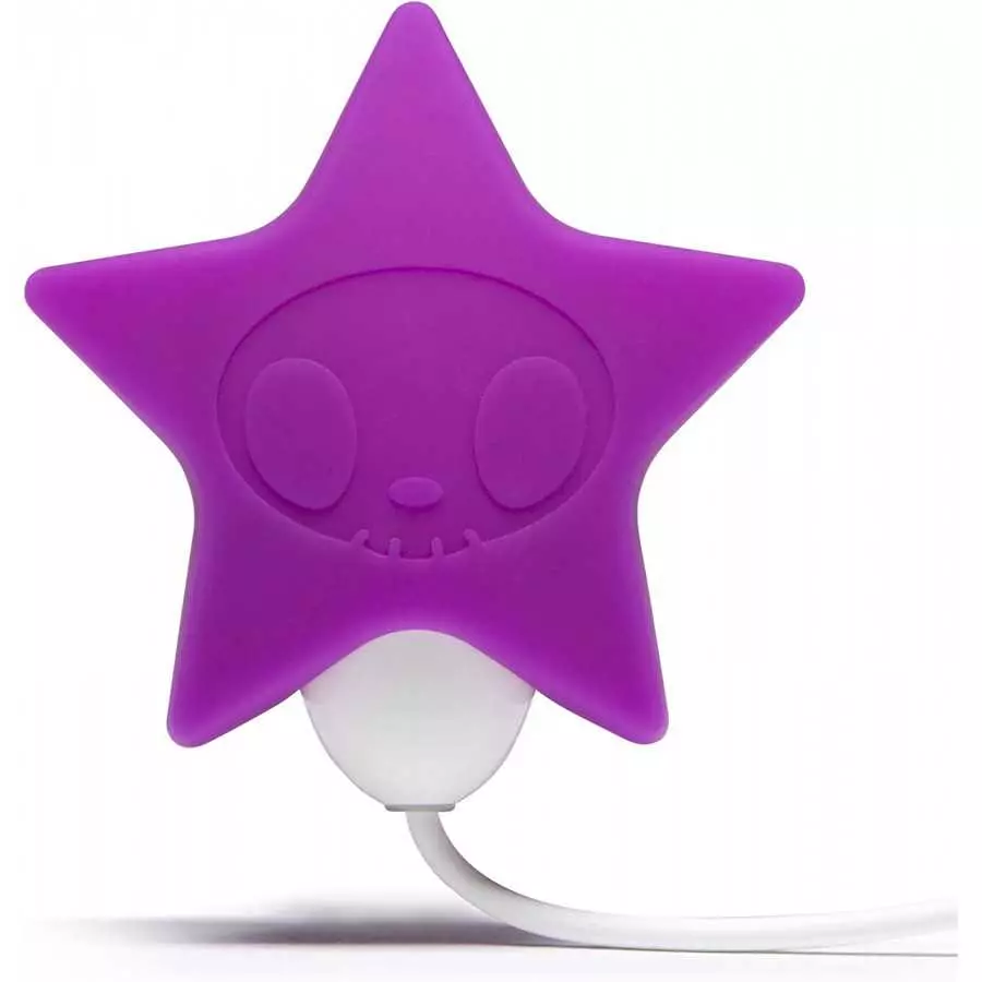 Lovehoney Tokidoki 10 Function Silicone Clitoral Vibrator, Star Petal Purple