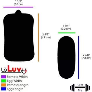 LeLuv Remote Control Egg Wireless Multispeed Vibrator Public Discreet Yellow LeLuv Remote Control Egg Wireless Multispeed Vibrator Public Discreet Yellow