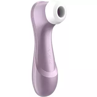 Satisfyer Pro 2 Air-Pulse Clitoris Stimulator - Non-Contact Clitoral Sucking Pressure-Wave Technology, Waterproof, Rechargeable