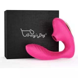 Tracy's Dog Clitoral Sucking Vibrator for Clit G Spot Stimulation, Adult Sex Toys for Women and Couple, Dual Stimulator for Doub