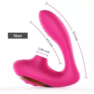 Tracy's Dog Clitoral Sucking Vibrator for Clit G Spot Stimulation, Adult Sex Toys for Women and Couple, Dual Stimulator for Doub Tracy's Dog Clitoral Sucking Vibrator for Clit G Spot Stimulation, Adult Sex Toys for Women and Couple, Dual Stimulator for Doub