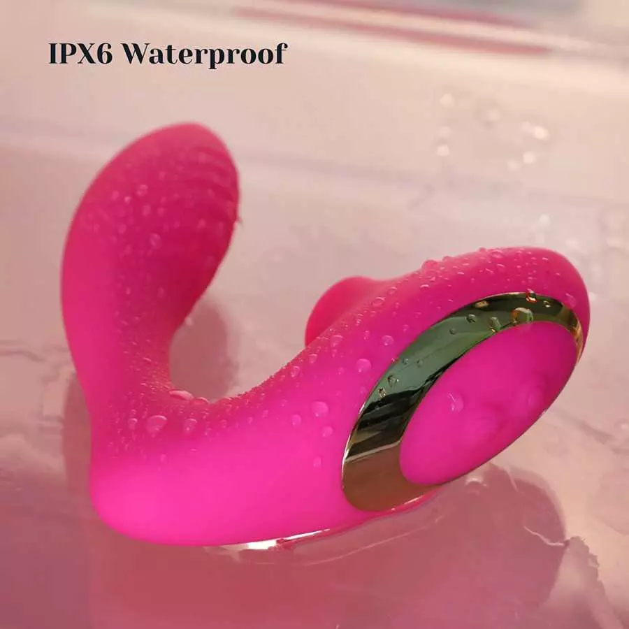 Tracy's Dog Clitoral Sucking Vibrator for Clit G Spot Stimulation, Adult Sex Toys for Women and Couple, Dual Stimulator for Doub