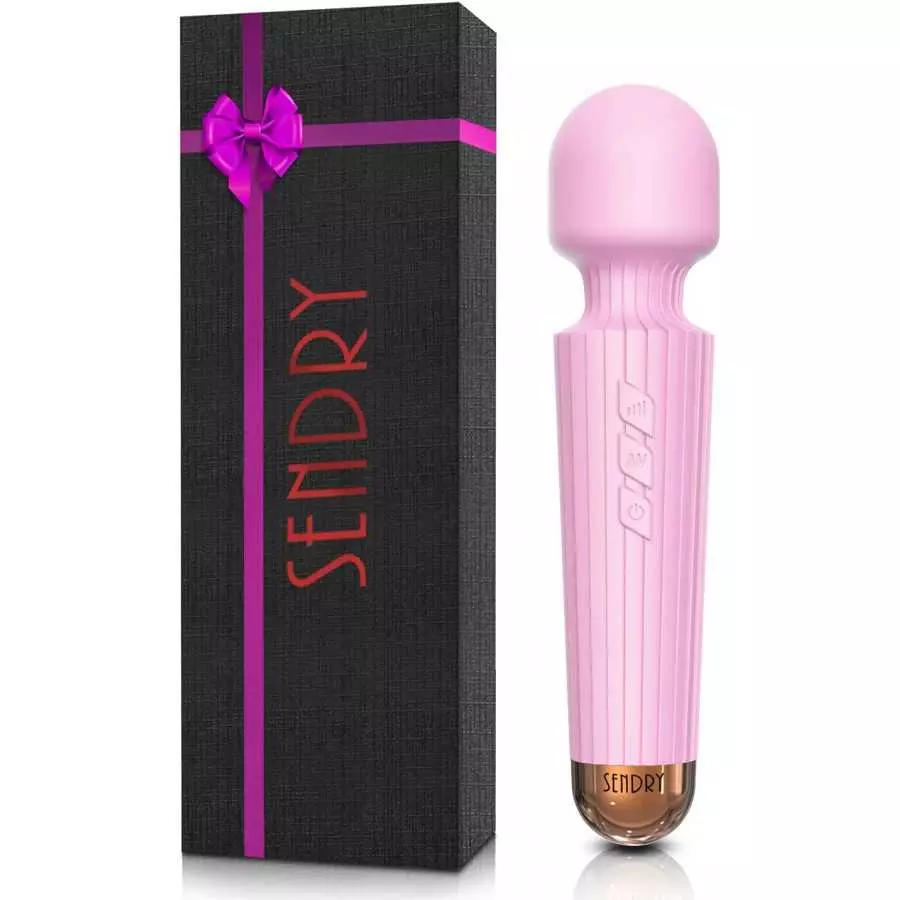 Female Vibrator, G-Spot & Sex Toy, 20 Modes & 8 Speeds, Quiet, Waterproof, USB Rechargeable Vibrator Wand, Hand-Held Cordless Se