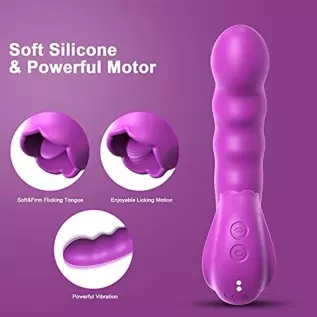 Clitoral Licking Rotating G Spot Vibrator, 3 in 1 Clit Tongue Dildo Vaginal Vibrating Stimulator with 10 Modes, Anal Breast Nipp Clitoral Licking Rotating G Spot Vibrator, 3 in 1 Clit Tongue Dildo Vaginal Vibrating Stimulator with 10 Modes, Anal Breast Nipp