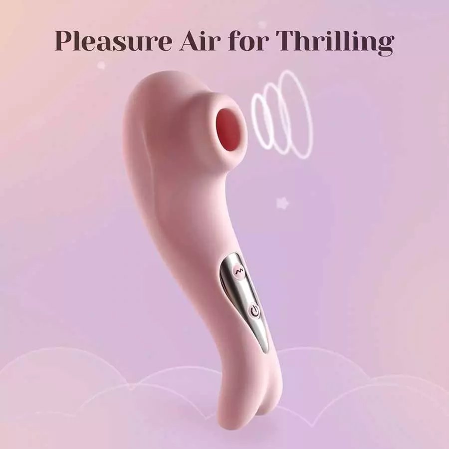 Tracy's Dog Clitoral Sucking Vibrator for Clit Nipple Stimulation with 10 Suction Modes, Adult Oral Sex Toys for Women Couples (