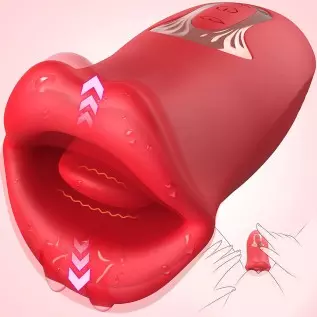 Adult Sex Toys Vibrator, Rose Toy, Rose Sex Stimulation for Women with 10 Vibration Modes and 10 French Kissing Modes. Tongue Se