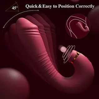 Adult Sex Toys Women Sex Toy - 2in1 Upgrade Thrusting Dildo with 9 Air Pulsing Suctions & 9 Thrusting Vibrator Bullet Vibrating Adult Sex Toys Women Sex Toy - 2in1 Upgrade Thrusting Dildo with 9 Air Pulsing Suctions & 9 Thrusting Vibrator Bullet Vibrating