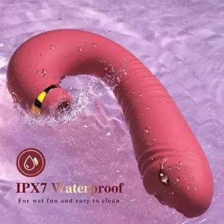 Adult Sex Toys Women Sex Toy - 2in1 Upgrade Thrusting Dildo with 9 Air Pulsing Suctions & 9 Thrusting Vibrator Bullet Vibrating Adult Sex Toys Women Sex Toy - 2in1 Upgrade Thrusting Dildo with 9 Air Pulsing Suctions & 9 Thrusting Vibrator Bullet Vibrating