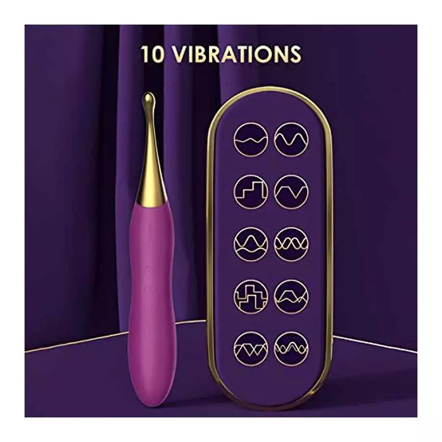 Clitoral Vibrator Sex Toys for Women - SVAKOM Female Squirting Vibrators Clit G-Spot Dildo Nipple Stimulator- High Frequency Per