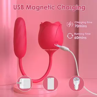 Rose Sex Stimulator for Women - Rose Sex Sucker Sex Toys for Women, 9 Sucking & 9 Thrusting Vibrating Rose Toy Dildo G Spot Vibr Rose Sex Stimulator for Women - Rose Sex Sucker Sex Toys for Women, 9 Sucking & 9 Thrusting Vibrating Rose Toy Dildo G Spot Vibr