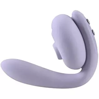 Tracy's Dog Bendable Clitoral Sucking Vibrator for Clit G Spot Stimulation with 10 Suction and Vibration Patterns, Vibrating Mas