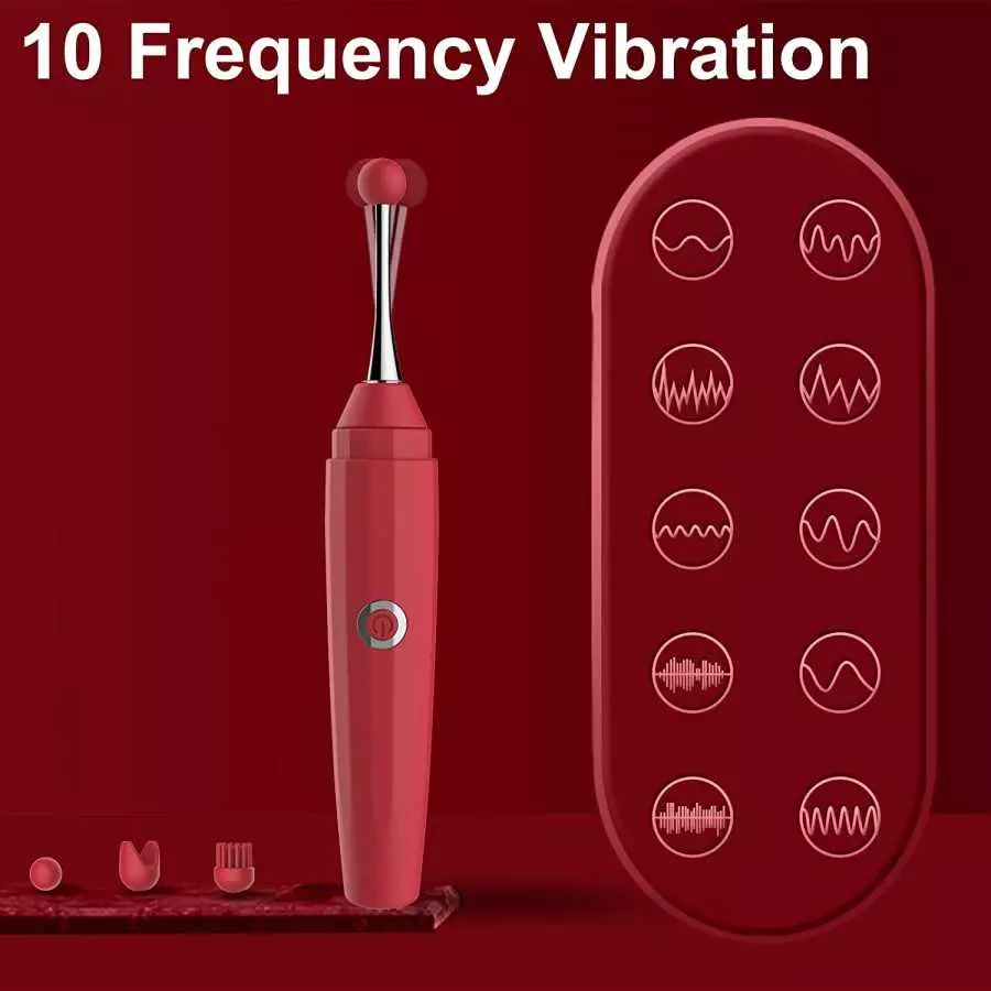 Clitoralis Stimulator for Women, High-Frequency G Spot Clit Vibrator, Rechargeable Clitoral Vibrator with 10 Vibration Modes Pow