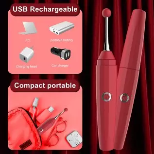 Clitoralis Stimulator for Women, High-Frequency G Spot Clit Vibrator, Rechargeable Clitoral Vibrator with 10 Vibration Modes Pow Clitoralis Stimulator for Women, High-Frequency G Spot Clit Vibrator, Rechargeable Clitoral Vibrator with 10 Vibration Modes Pow