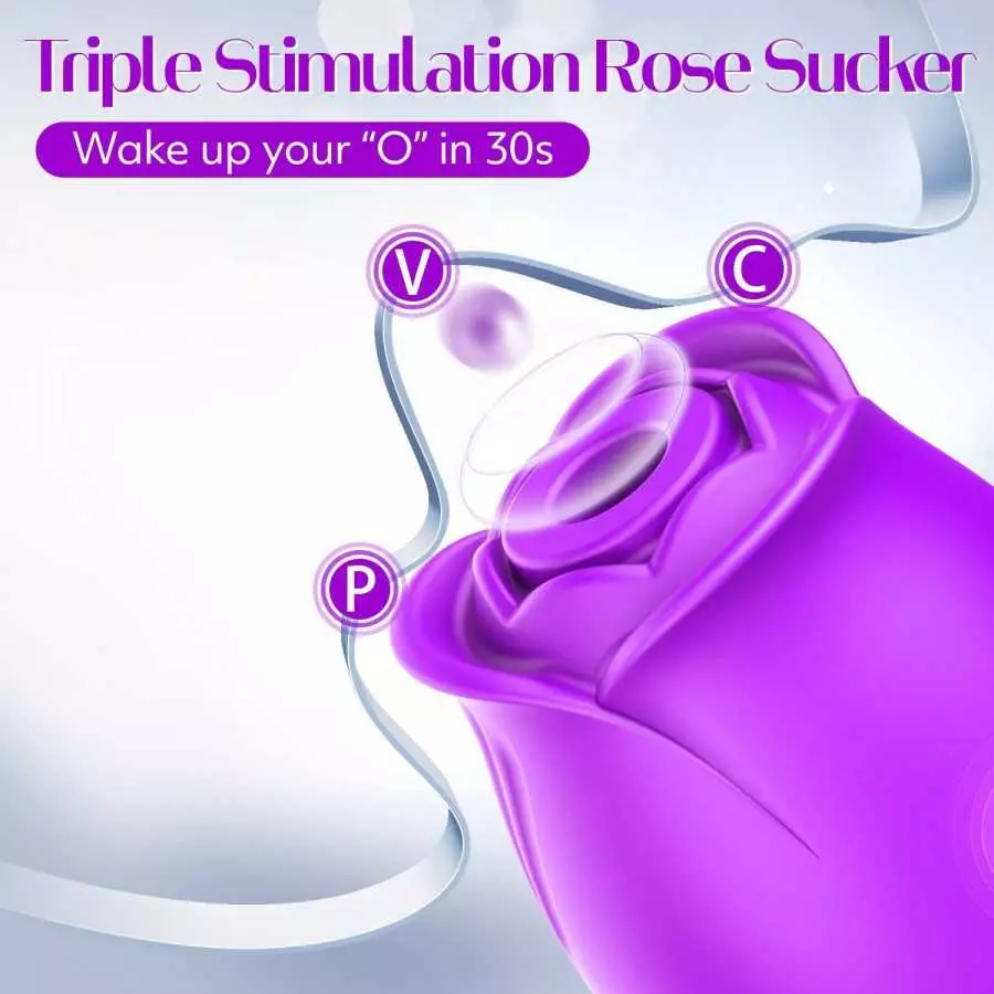 Rose Sex Toy for Women - Toys for Women's Sex with 9 Sucking Modes, G Spot Vibrator Adult Sex Toys, Rose Toy Vibrators Sucker Wo