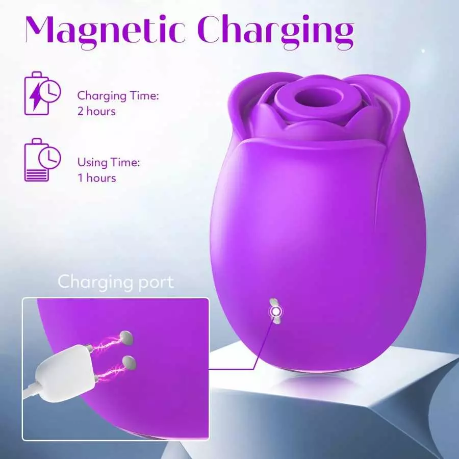 Rose Sex Toy for Women - Toys for Women's Sex with 9 Sucking Modes, G Spot Vibrator Adult Sex Toys, Rose Toy Vibrators Sucker Wo