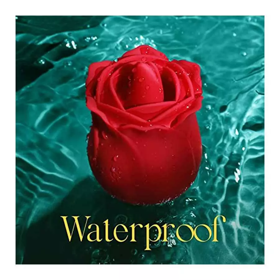 GMOKYY Rose Toy Vibrator Sex Toys for Women, Dual Tongue Adult Toys Rose G Spot Dildo Clit Vibrators Woman Tongue Licking Toys, 