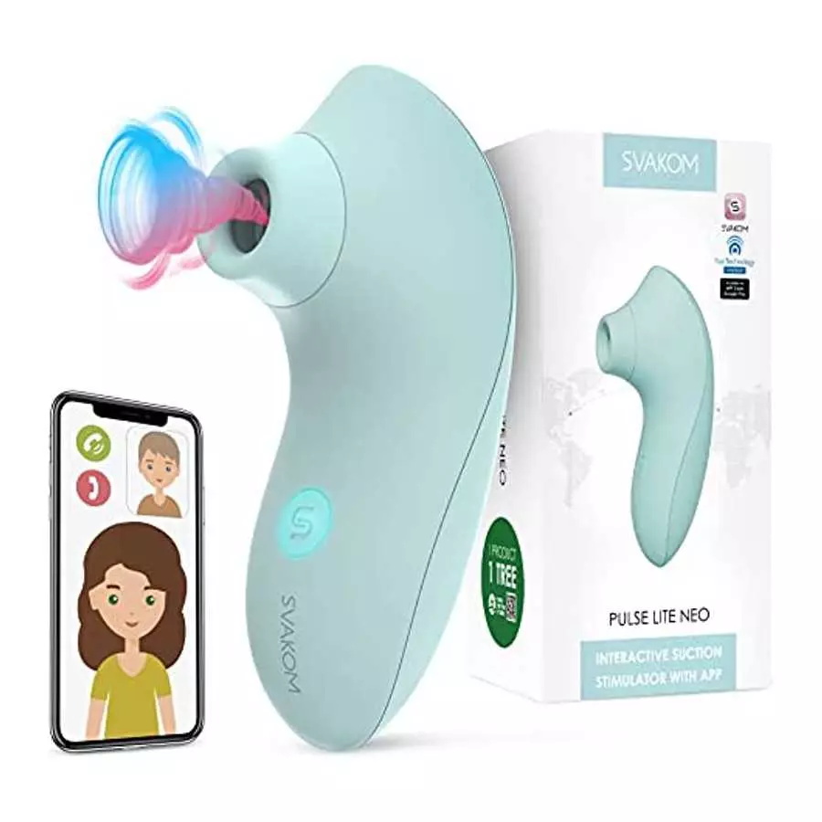 Sucking Vibrator Adult Sex Toys for Women - SVAKOM APP Remote Female Vibrators & Pulse Pure Clit Nipple Sucker Vibe with 5 * 5 S Sucking Vibrator Adult Sex Toys for Women - SVAKOM APP Remote Female Vibrators & Pulse Pure Clit Nipple Sucker Vibe with 5 * 5 S