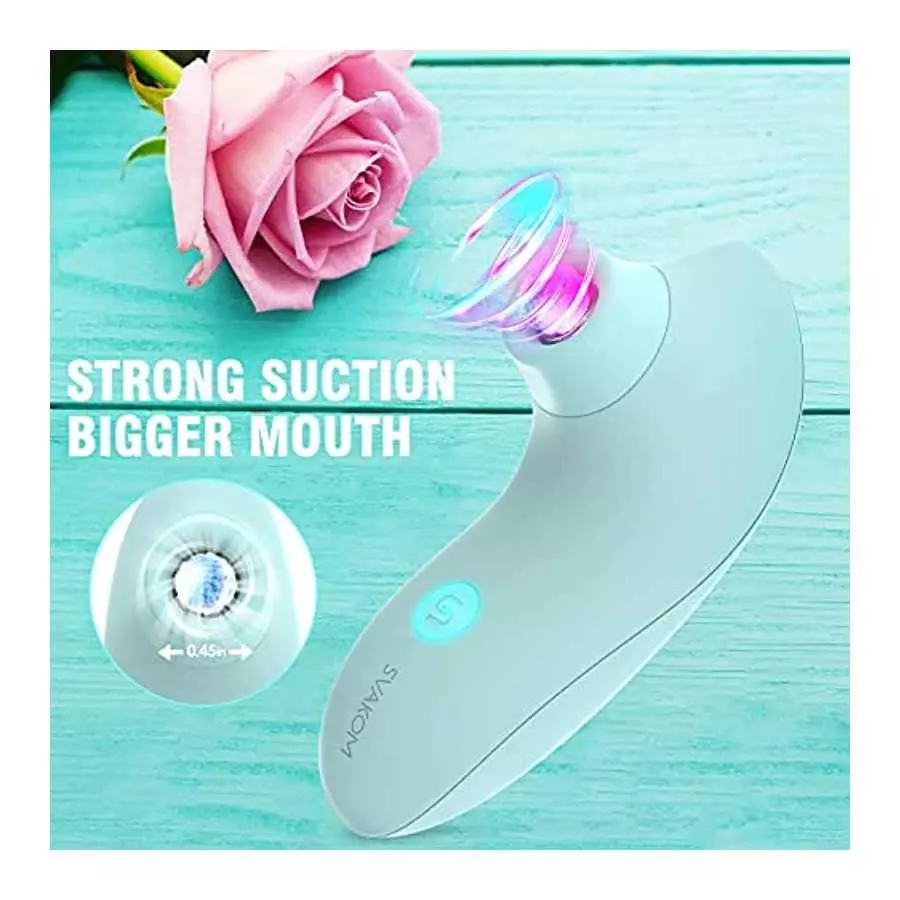 Sucking Vibrator Adult Sex Toys for Women - SVAKOM APP Remote Female Vibrators & Pulse Pure Clit Nipple Sucker Vibe with 5 * 5 S