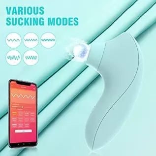 Sucking Vibrator Adult Sex Toys for Women - SVAKOM APP Remote Female Vibrators & Pulse Pure Clit Nipple Sucker Vibe with 5 * 5 S Sucking Vibrator Adult Sex Toys for Women - SVAKOM APP Remote Female Vibrators & Pulse Pure Clit Nipple Sucker Vibe with 5 * 5 S
