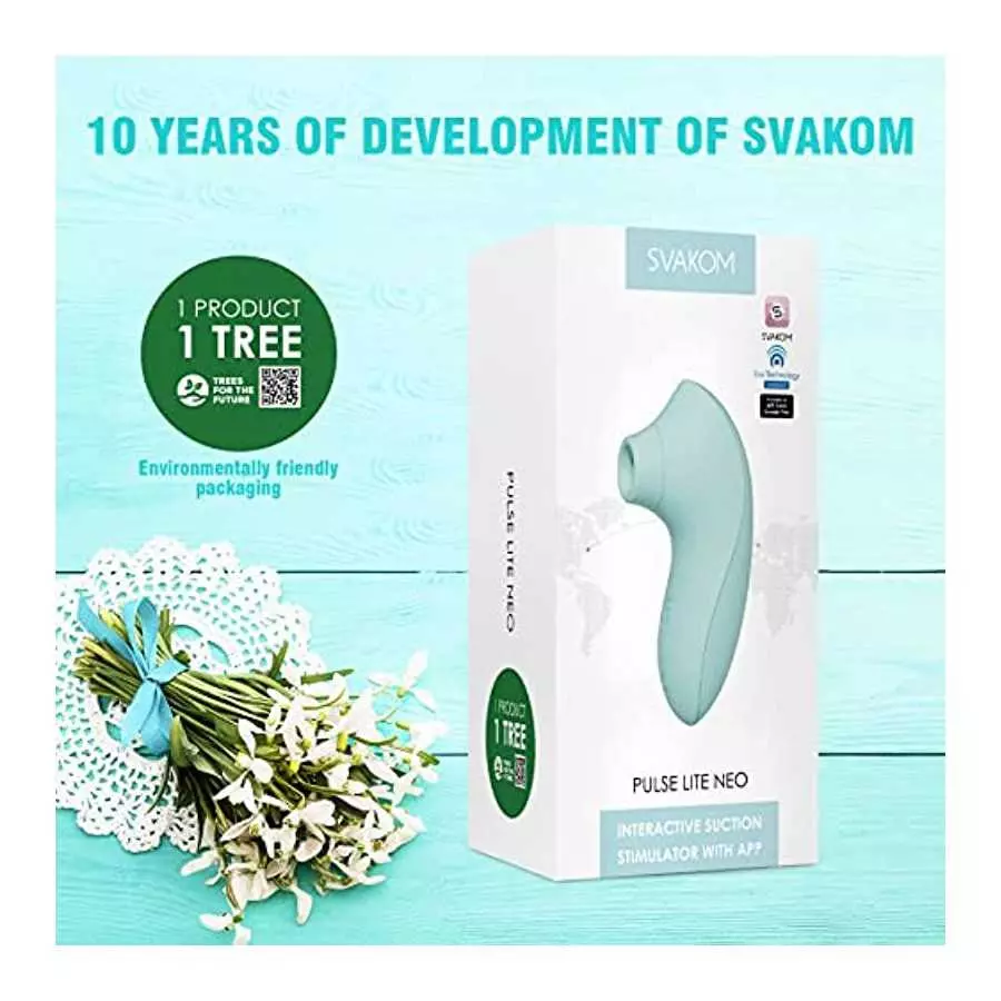 Sucking Vibrator Adult Sex Toys for Women - SVAKOM APP Remote Female Vibrators & Pulse Pure Clit Nipple Sucker Vibe with 5 * 5 S