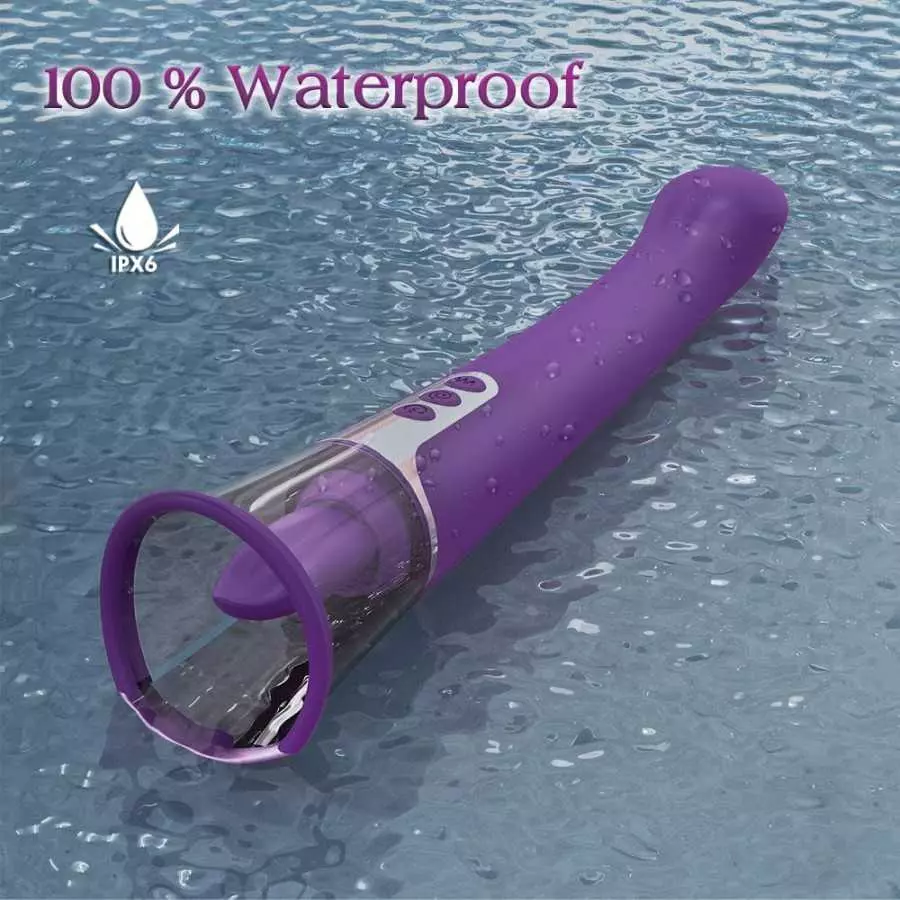 Clitoral Licking Sucking Toy G spot Vibrator, Healexcer Tongue Oral Vibrating Adult Sex Toys for Women Pleasure with a Suction C