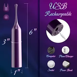 Clitoral Vibrator Sex Stimulator Toy for Women Pleasure, Precision Targeted Nipple Clip Mini Anal Clit Bullet Vibrator with 10 P Clitoral Vibrator Sex Stimulator Toy for Women Pleasure, Precision Targeted Nipple Clip Mini Anal Clit Bullet Vibrator with 10 P