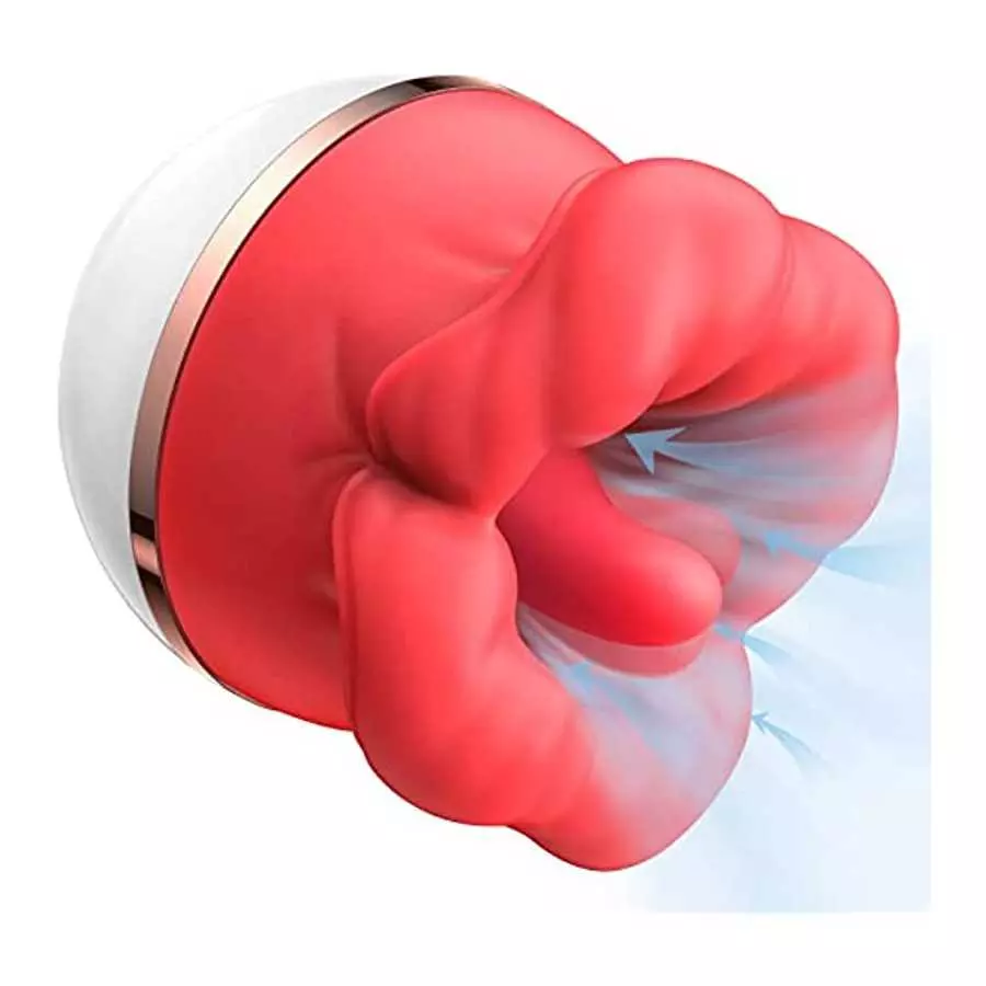 Guxudo Rose Toy for Woman Tongue Licking Suction Vibrator with 3 Suction Modes 5 Vibrations Nipple Toy Clitoral Vibrator Sex Toy Guxudo Rose Toy for Woman Tongue Licking Suction Vibrator with 3 Suction Modes 5 Vibrations Nipple Toy Clitoral Vibrator Sex Toy