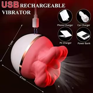 Guxudo Rose Toy for Woman Tongue Licking Suction Vibrator with 3 Suction Modes 5 Vibrations Nipple Toy Clitoral Vibrator Sex Toy Guxudo Rose Toy for Woman Tongue Licking Suction Vibrator with 3 Suction Modes 5 Vibrations Nipple Toy Clitoral Vibrator Sex Toy