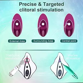 High-Frequency Clitoris Vibrator Adult Women Sex Toys, Aumood Powerful Female Vibrating Sex Toy Clitoral Stimulator G spot Vibra