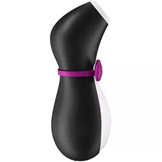 Satisfyer Penguin Air-Pulse Clitoris Stimulator - Non-Contact Clitoral Sucking Pressure-Wave Technology, Waterproof, Rechargeabl Satisfyer Penguin Air-Pulse Clitoris Stimulator - Non-Contact Clitoral Sucking Pressure-Wave Technology, Waterproof, Rechargeabl