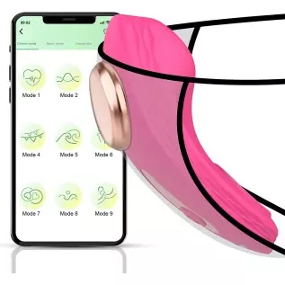 APP & Remote Control Wearable Vibrator Vibrating Panties with Magnetic Clip, Silicone Clitoral Vagina Stimulator Clit Nipple Tea
