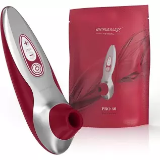 Womanizer Pro 40 Clitoral Sucking Toy 6 Intensity Level Clitoris Suction Massager Clit Sucking Vibrator Sex Toy for Women, Magen Womanizer Pro 40 Clitoral Sucking Toy 6 Intensity Level Clitoris Suction Massager Clit Sucking Vibrator Sex Toy for Women, Magen