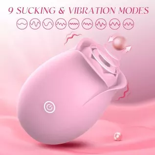Rose Sex Toy for Women Vibrator-Adult Sucking Sex Stimulator for Women with 9 Suction, G Spot Dildo Vibrator for Clitoral Nipple Rose Sex Toy for Women Vibrator-Adult Sucking Sex Stimulator for Women with 9 Suction, G Spot Dildo Vibrator for Clitoral Nipple