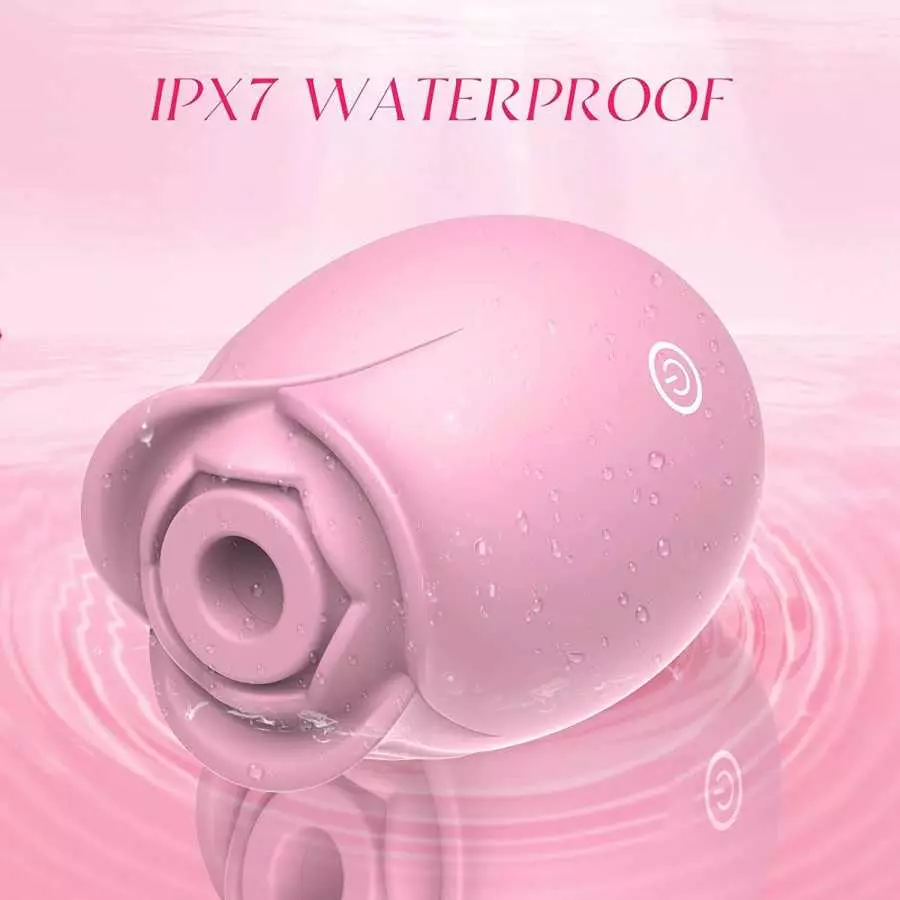 Rose Sex Toy for Women Vibrator-Adult Sucking Sex Stimulator for Women with 9 Suction, G Spot Dildo Vibrator for Clitoral Nipple