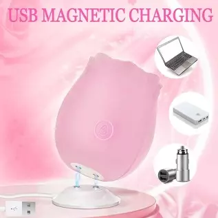 Rose Sex Toy for Women Vibrator-Adult Sucking Sex Stimulator for Women with 9 Suction, G Spot Dildo Vibrator for Clitoral Nipple Rose Sex Toy for Women Vibrator-Adult Sucking Sex Stimulator for Women with 9 Suction, G Spot Dildo Vibrator for Clitoral Nipple