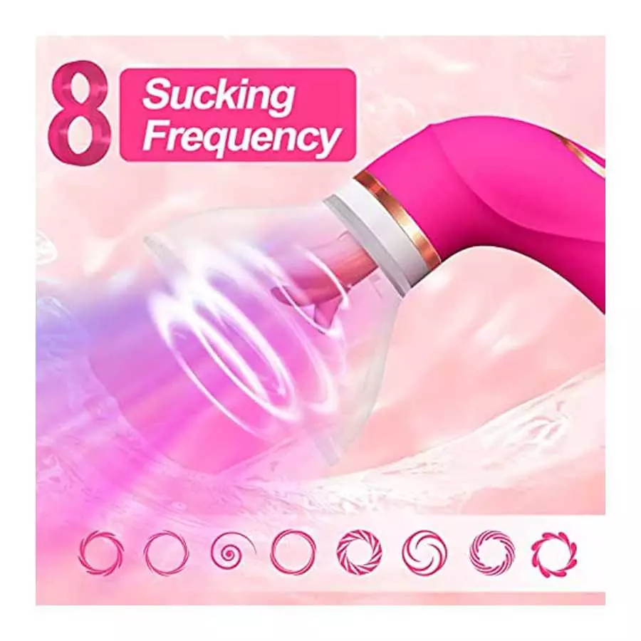 Clitoral Sucking Vibrator Sex Toys - Adult Sex Toys with 8 Sucking & 5 Licking VibrationsToys for Womens Sex Pleasure, G-spot Ni