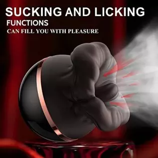 Rose Sex Toy for Woman, 2 in 1 Suction Licking Vibrator, Clitoral Stimulator Tongue Toy with 8 Modes, Female Nipple Clitoral Lic Rose Sex Toy for Woman, 2 in 1 Suction Licking Vibrator, Clitoral Stimulator Tongue Toy with 8 Modes, Female Nipple Clitoral Lic