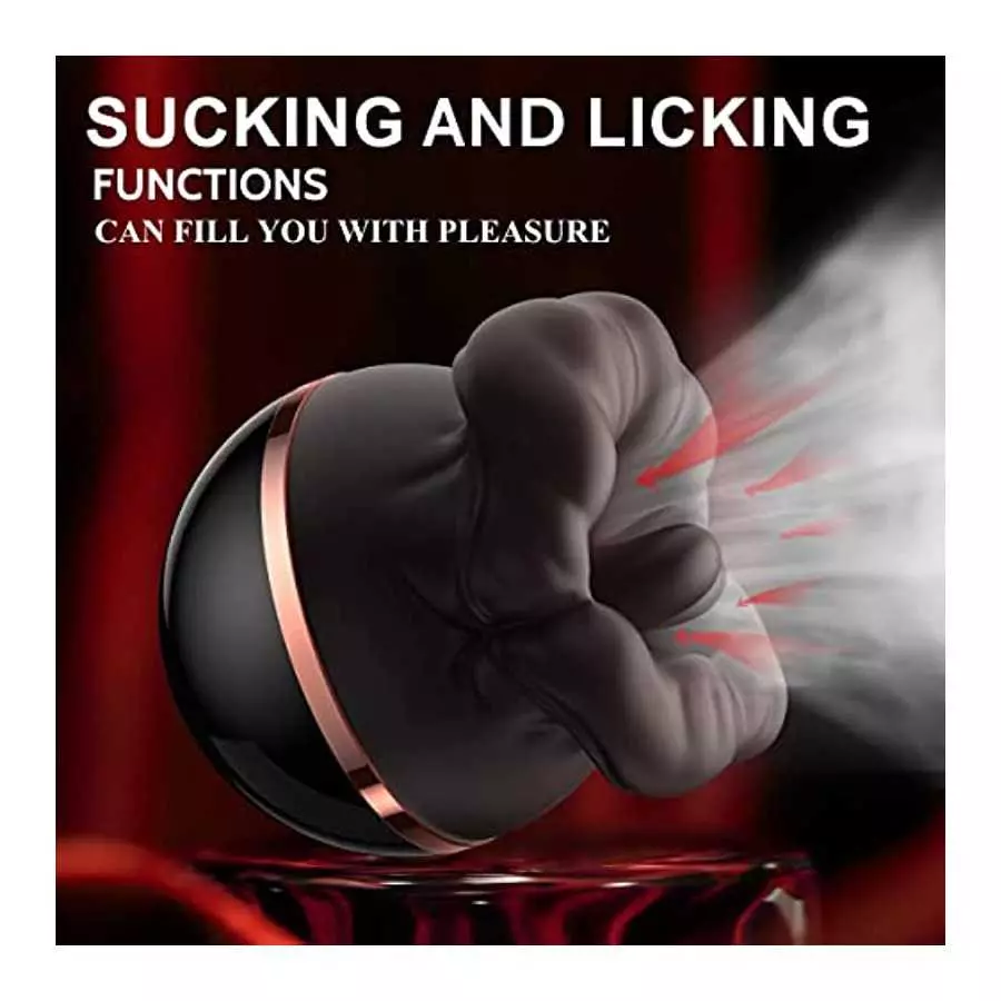 Rose Sex Toy for Woman, 2 in 1 Suction Licking Vibrator, Clitoral Stimulator Tongue Toy with 8 Modes, Female Nipple Clitoral Lic