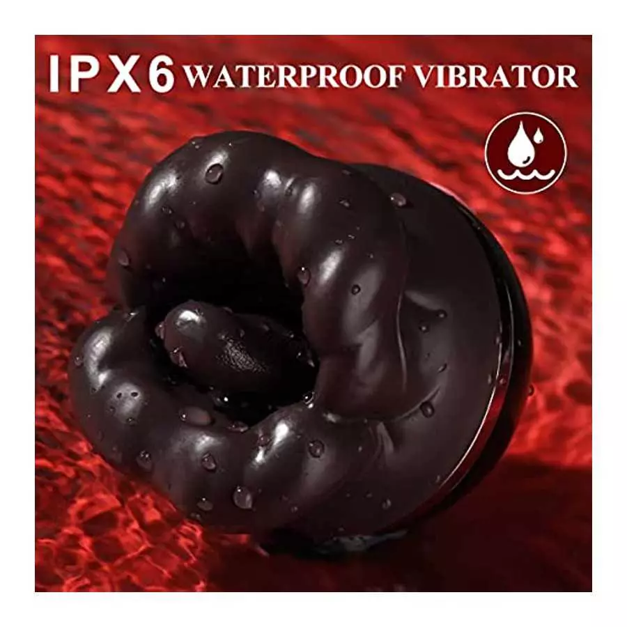 Rose Sex Toy for Woman, 2 in 1 Suction Licking Vibrator, Clitoral Stimulator Tongue Toy with 8 Modes, Female Nipple Clitoral Lic