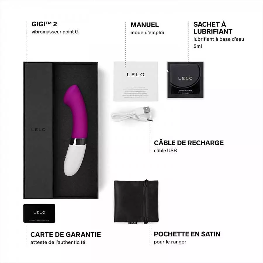 LELO GIGI 2 Personal Massager, G Spot Vibrator for Women, Powerful G Spot Toy, and Silent Vibrator, Massager Curved for Mind Blo