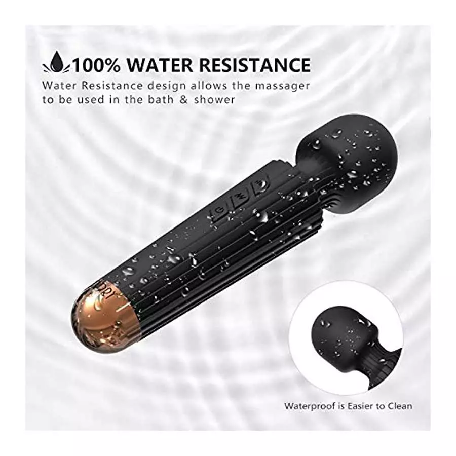 Mini Vibrator Cordless, Sex Toys with 160 Vibration Modes, G Spot Vibrators, Clit Vibrator, Personal Wand Massager, Dildo, Recha