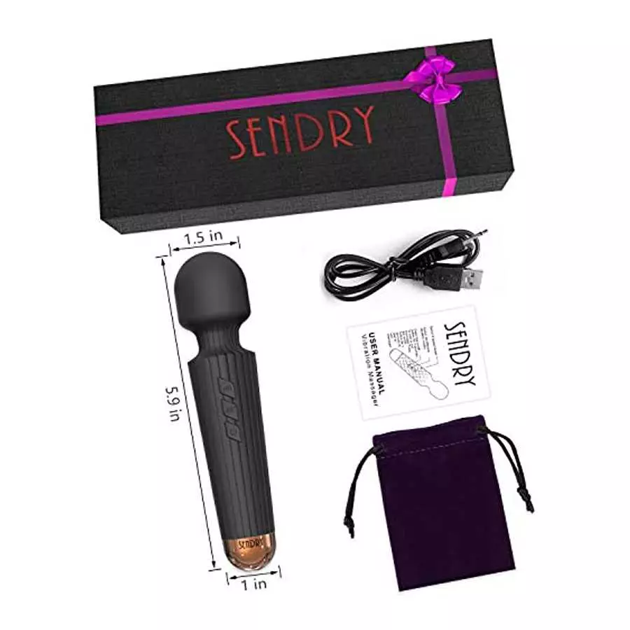 Mini Vibrator Cordless, Sex Toys with 160 Vibration Modes, G Spot Vibrators, Clit Vibrator, Personal Wand Massager, Dildo, Recha
