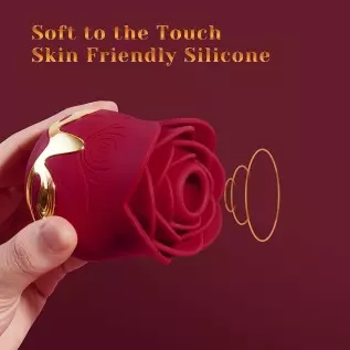 Tracy's Dog Rose Sucking Vibrator for Clit Nipple Stimulation, Adult Oral Sex Toys Stimulator for Women and Couple with 10 Sucti Tracy's Dog Rose Sucking Vibrator for Clit Nipple Stimulation, Adult Oral Sex Toys Stimulator for Women and Couple with 10 Sucti