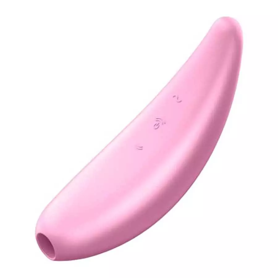Satisfyer Curvy 3+ Air-Pulse Clitoris Stimulating Vibrator with App Control - Clitoral Sucking Pressure-Wave Technology & Vibrat Satisfyer Curvy 3+ Air-Pulse Clitoris Stimulating Vibrator with App Control - Clitoral Sucking Pressure-Wave Technology & Vibrat