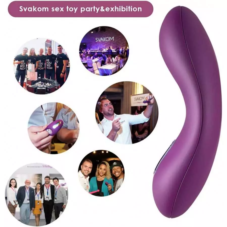 SVAKOM Echo Clitoral Vibrators for Women,Tongue-Shaped Female Vibrator Rechargeable Stimulator Stimulation Clit Dildo Adult Sex 