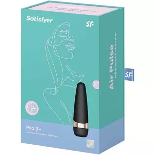 Satisfyer Pro 3+ Air-Pulse Clitoris Stimulating Vibrator - Non-Contact Clitoral Sucking Pressure-Wave Technology & Vibration, Wa Satisfyer Pro 3+ Air-Pulse Clitoris Stimulating Vibrator - Non-Contact Clitoral Sucking Pressure-Wave Technology & Vibration, Wa