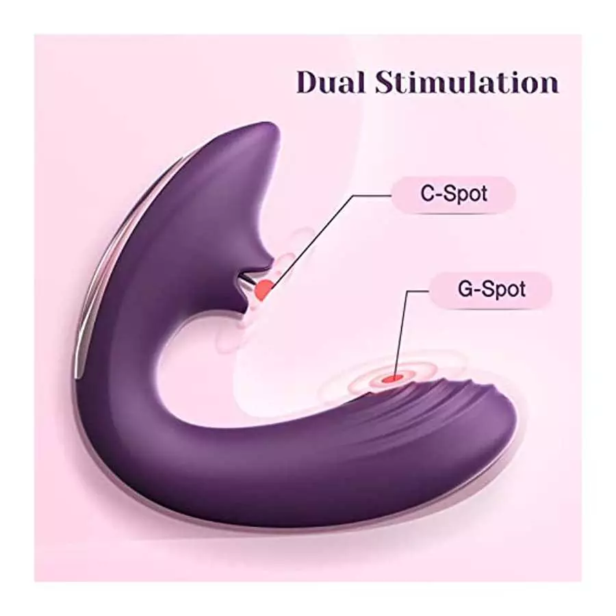 Tracy's Dog Clitoral Licking Vibrator for Clit G Spot Stimulation, Remote Control Adult Sex Toys with 7 Licking and 10 Vibration