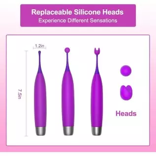 High-Frequency G-spot Clitoral Nipples Vibrator - Adorime Powerful Vaginal Nipple Clitoris Stimulator, Splashproof Rechargeable High-Frequency G-spot Clitoral Nipples Vibrator - Adorime Powerful Vaginal Nipple Clitoris Stimulator, Splashproof Rechargeable