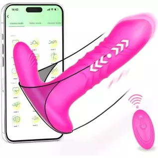 Wearable Panty Vibrator with App & Remote Control Butterfly Vibrator for Women Pleasure,Rechargeable Clitoral G Spot Stimulator 